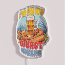Charger l&#39;image dans la galerie, Authentic Octoberfest German-inspired Neon Sign with RGB Colorful Illumination Accents
