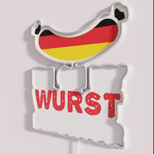 Charger l&#39;image dans la galerie, Neon Wurst Behavior Sign - Whimsical Kitchen Decor Accent Lighting