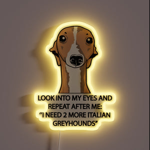 Add colorful charm to your home with Italian Greyhound love.