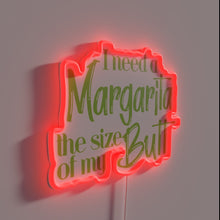 Charger l&#39;image dans la galerie, Sassy kitchen decor alert: colorful margarita-themed neon bar sign