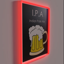 Charger l&#39;image dans la galerie, Retro Arcade Neon Sign with IPA Beer Glass Design Illumination