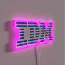 Charger l&#39;image dans la galerie, Idm Computer Logo RGB Neon Sign with Modern Tech Glow