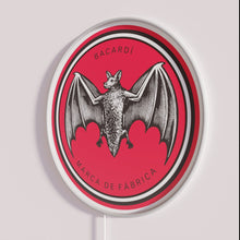 Charger l&#39;image dans la galerie, Bright and Vibrant Handcrafted Neon Bacardi Sign with Soft Color Palette