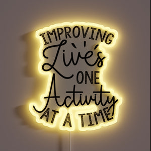 Uplifting Communities through Vibrant Neon Signs and Inclusive Social Activities