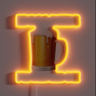 Fun Bar Decor with RGB Lit Beer Themed Sign
