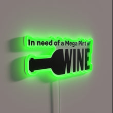 Charger l&#39;image dans la galerie, Vibrant wine lovers&#39; plea for a mega pint of wine.