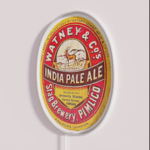Charger l&#39;image dans la galerie, RGB LED Sign Artwork India Pale Ale Beer Label Decoration.