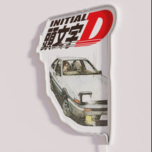 Charger l&#39;image dans la galerie, Initial D-inspired Takumi Fujiwara drift racing sketch design RGB neon lighting