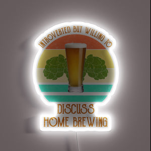 Brewing enthusiast's subtle declaration of introversion and beer passion