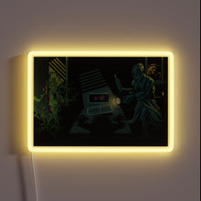 Charger l&#39;image dans la galerie, Protect Your Domain with Vivid Warning RGB Neon Sign Flashing