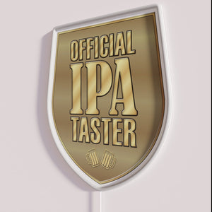 Vibrant Neon Sign Illuminates Home Bars with Customizable IPA Bar Artwork