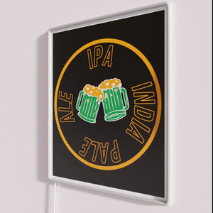 RGB Neon IPA Beer Sign for Home Bar Decorations Lighting