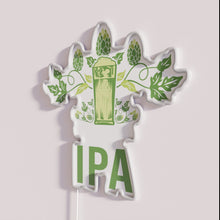Charger l&#39;image dans la galerie, RGB Neon Sign IPA Beer Brewing Artisanal Craft Beer Enthusiasts Starter