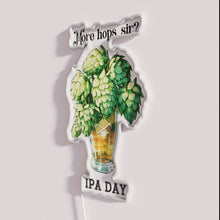 Charger l&#39;image dans la galerie, IPA Beer Day Celebration LED Sign with Vibrant RGB Colorful Glowing