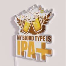 Charger l&#39;image dans la galerie, Neon LED Sign with IPA and Funny Beer Typography