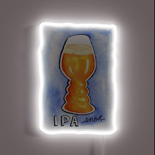 Charger l&#39;image dans la galerie, Glowing Neon Sign for IPA Beer Connoisseur&#39;s Bar or Home