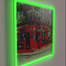 Charger l&#39;image dans la galerie, Vibrant Temple Bar Dublin Ireland Pub Life Colorful Neon Sign
