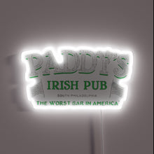 Charger l&#39;image dans la galerie, Vibrant Ireland-themed LED sign with customizable RGB color lighting effects