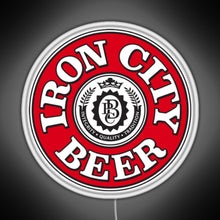 Charger l&#39;image dans la galerie, Iron City Beer RGB neon sign white 