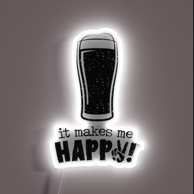 Colorful RGB LED neon bar sign for beer enthusiasts' delight.