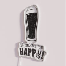 Charger l&#39;image dans la galerie, Vibrant RGB Neon Beer Sign Brings Joy and Happiness Always