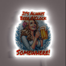 Charger l&#39;image dans la galerie, Fun retro bar decor that screams &#39;It&#39;s Always Beer O&#39;Clock&#39;