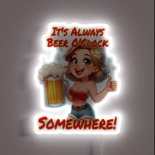 Charger l&#39;image dans la galerie, Vibrant Neon Sign: A Fun and Colorful Boozy Reminder Always.