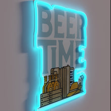 Charger l&#39;image dans la galerie, Welcome to Beer O&#39;Clock: Vibrant RGB Neon Bar Sign