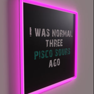 Peruvian Pisco Sour Tradition Neon Sign for Chic Bars and Kitchens