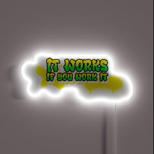 Charger l&#39;image dans la galerie, Motivational Home Decor: Inspirational Quote Illuminates Dark Spaces Instantly Brightly.