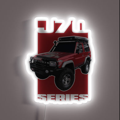 Authentic Toyota Landcruiser Neon Sign Decor, Retro Automotive Collectible Item.