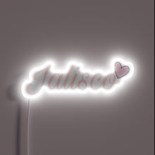 Charger l&#39;image dans la galerie, Eye-catching Jalisco state flag inspired RGB neon light display