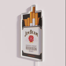 Charger l&#39;image dans la galerie, Vibrant Neon Sign for Whiskey and Cigarette Enthusiasts Collectible Decor Item
