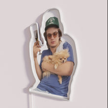 Charger l&#39;image dans la galerie, Vibrant 80s Neon Wall Sign Featuring Joe Keery&#39;s Iconic Spirit Animal