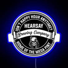 Charger l&#39;image dans la galerie, Johnny Depp Hearsay Brewing Company RGB neon sign blue