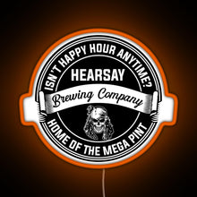 Charger l&#39;image dans la galerie, Johnny Depp Hearsay Brewing Company RGB neon sign orange