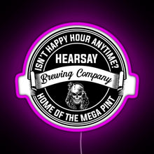 Charger l&#39;image dans la galerie, Johnny Depp Hearsay Brewing Company RGB neon sign  pink