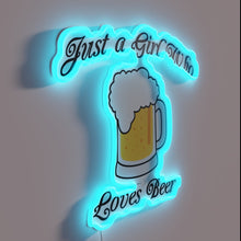 Charger l&#39;image dans la galerie, Neon sign for the beer-loving woman with a bold personality