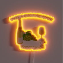 Charger l&#39;image dans la galerie, Vibrant neon sign for wine lovers and their quirky personalities.