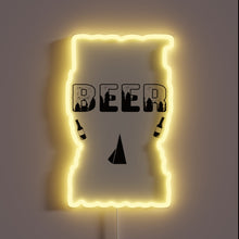 Charger l&#39;image dans la galerie, Neon sign for beer enthusiasts featuring bold RGB lighting.