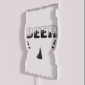 Neon Bar Sign for Beer Lovers and Casual Drinkers Everywhere