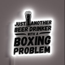 Charger l&#39;image dans la galerie, Beertifully Boxed: Neon Sign for Boxing Enthusiasts Who Love Beer