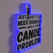 Charger l&#39;image dans la galerie, Vibrant neon sign for the laid-back beer and paddle enthusiast.
