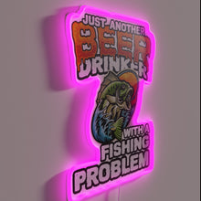 Charger l&#39;image dans la galerie, Neon sign for the ultimate fisherman and craft beer enthusiast.