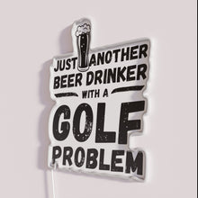 Charger l&#39;image dans la galerie, Neon Bar Sign Golf Humor Beer Lover Decor Wall Art