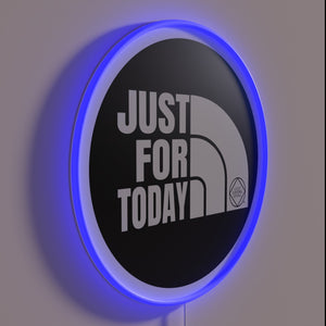Recovery Support Sign with Vibrant RGB Colors and Soothing Message