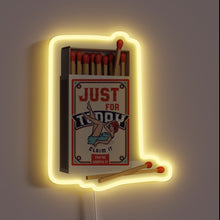 Charger l&#39;image dans la galerie, Vibrant, customizable neon sign with color-changing RGB LED lighting effect.