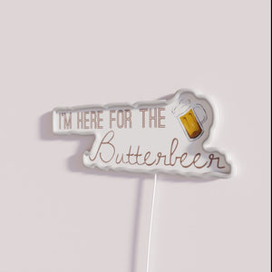 Magical BUTTERBEER RGB Neon Bar Sign for Fans Enthusiasts