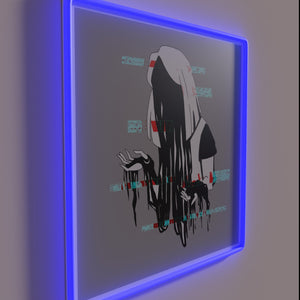 Melting Away Stress with Vibrant RGB Neon Wall Art Display