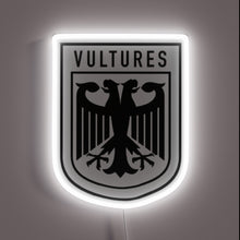 Charger l&#39;image dans la galerie, Monochrome customneon sign in the shape of a shield 